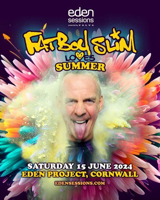 A poster for a concert with a man sticking his tongue out.