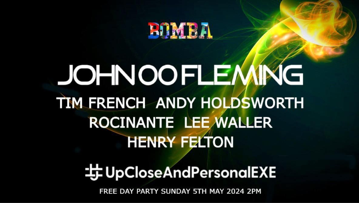 A poster for johnoo fleming featuring tim french andy holdsworth
