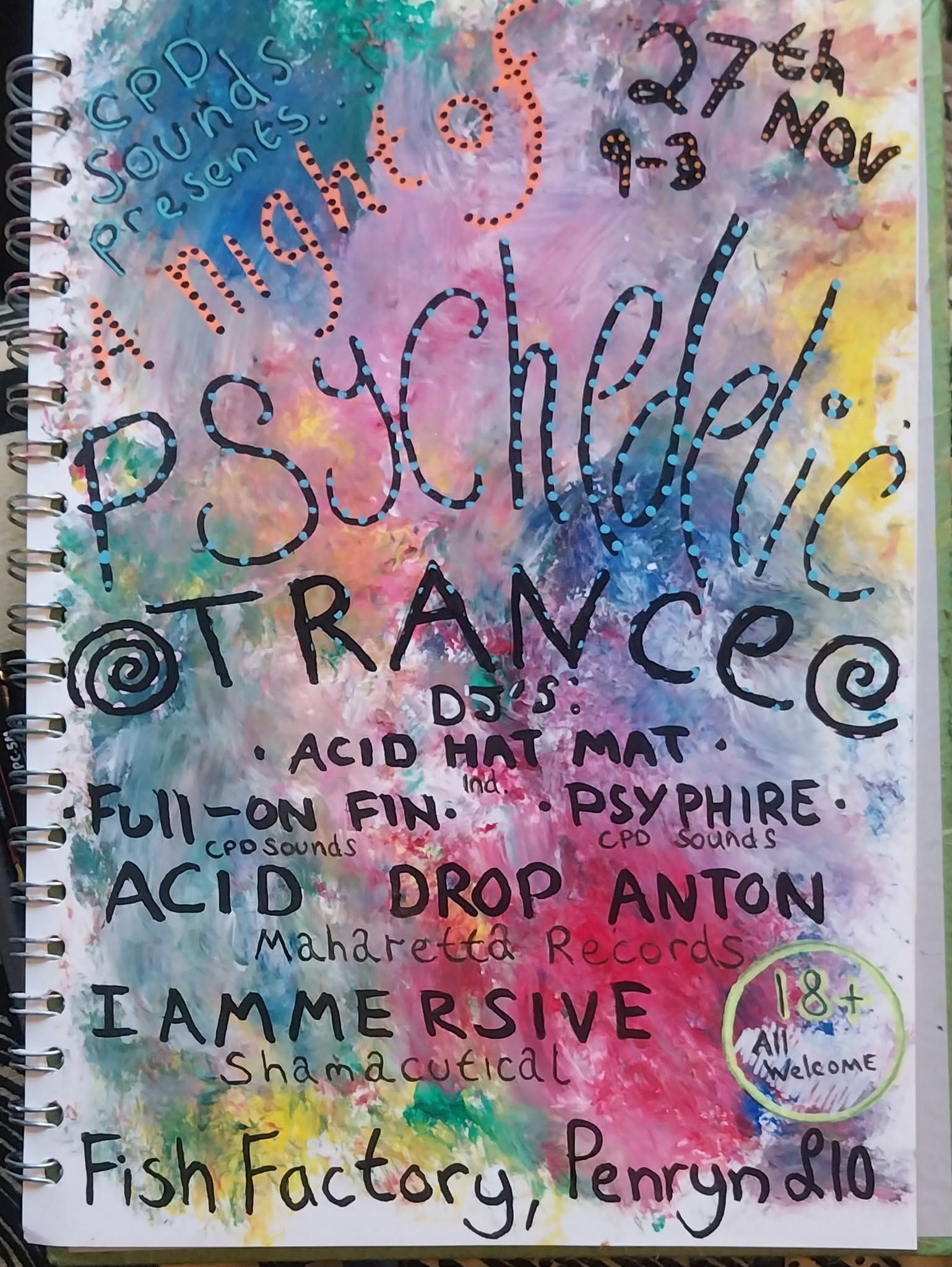 A poster for sonar featuring a bald man