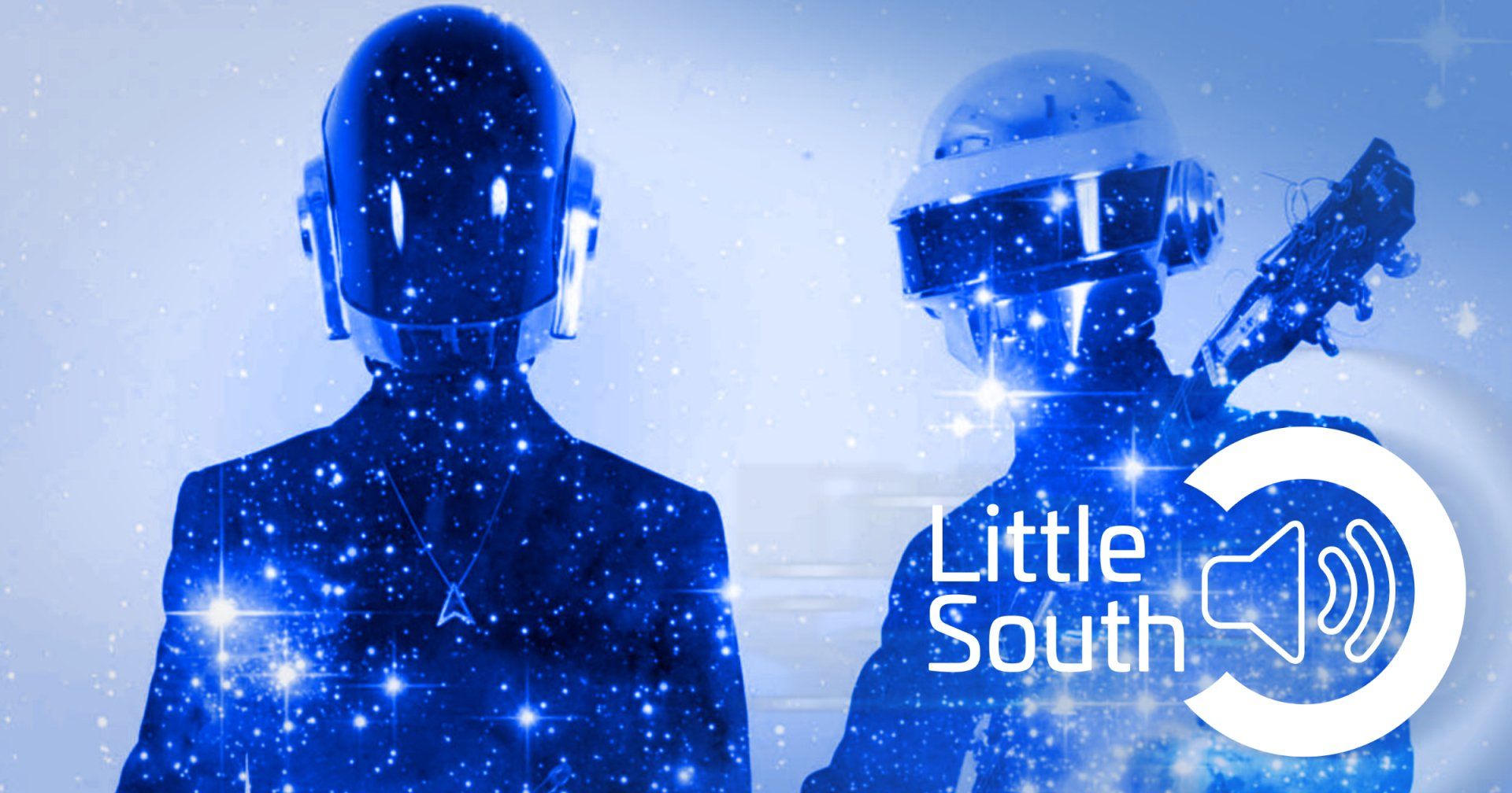 A little south logo with a silhouette of a person