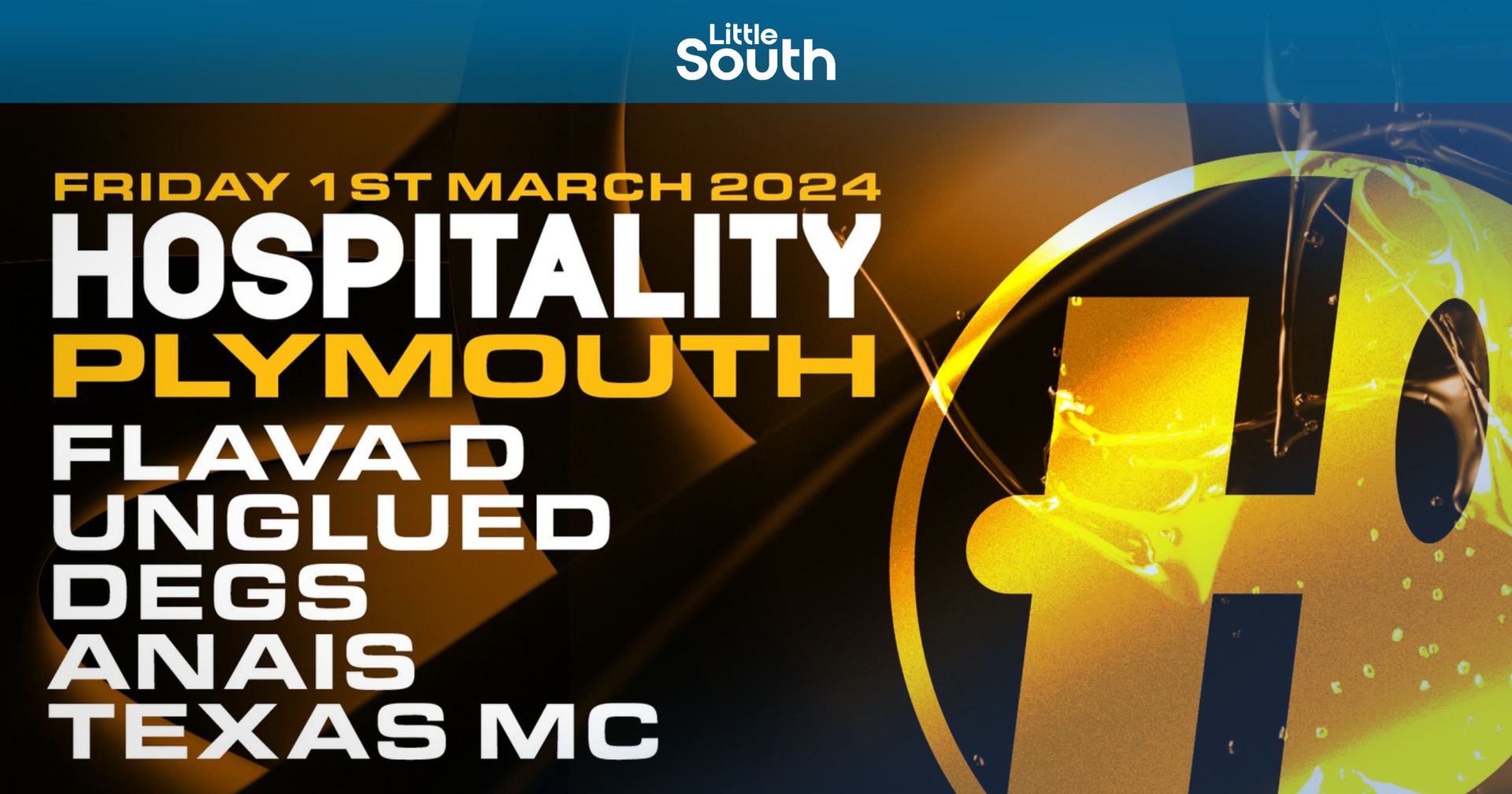 A poster for hospitality plymouth on friday march 18th 2024