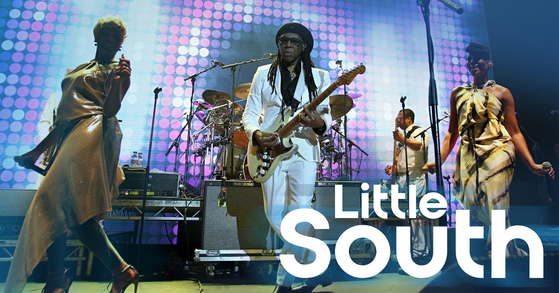 A band called little south performing on stage