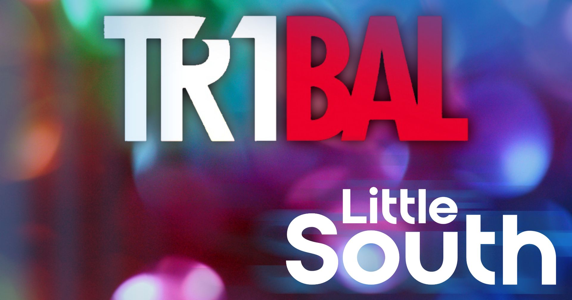 A tribal little south logo with a blurry background