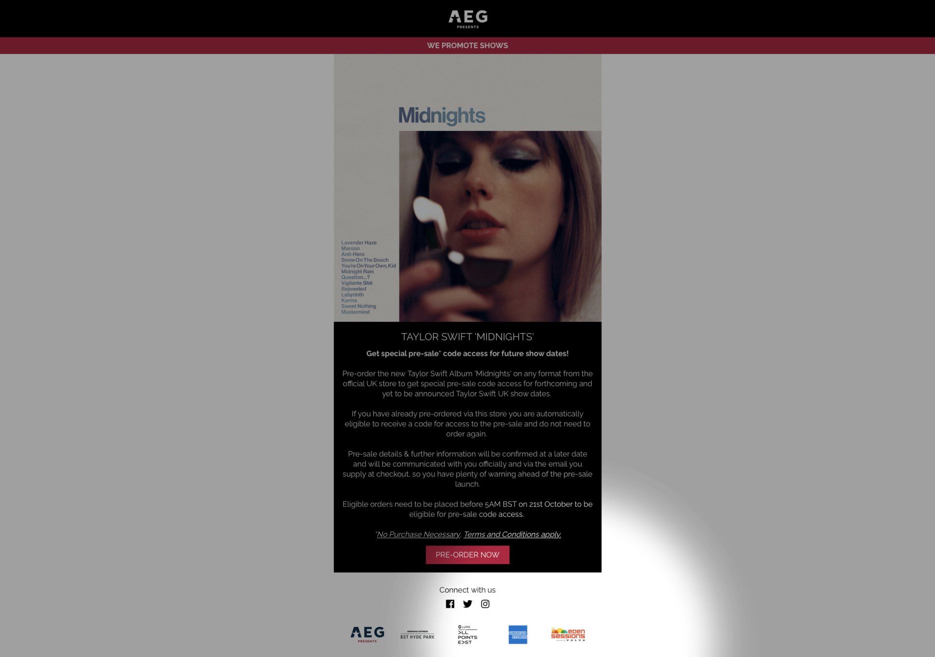 A screenshot of a website with a picture of a woman on it