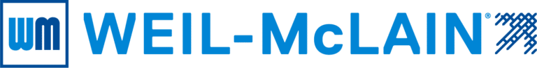 Logo for Weil-McLain in blue text