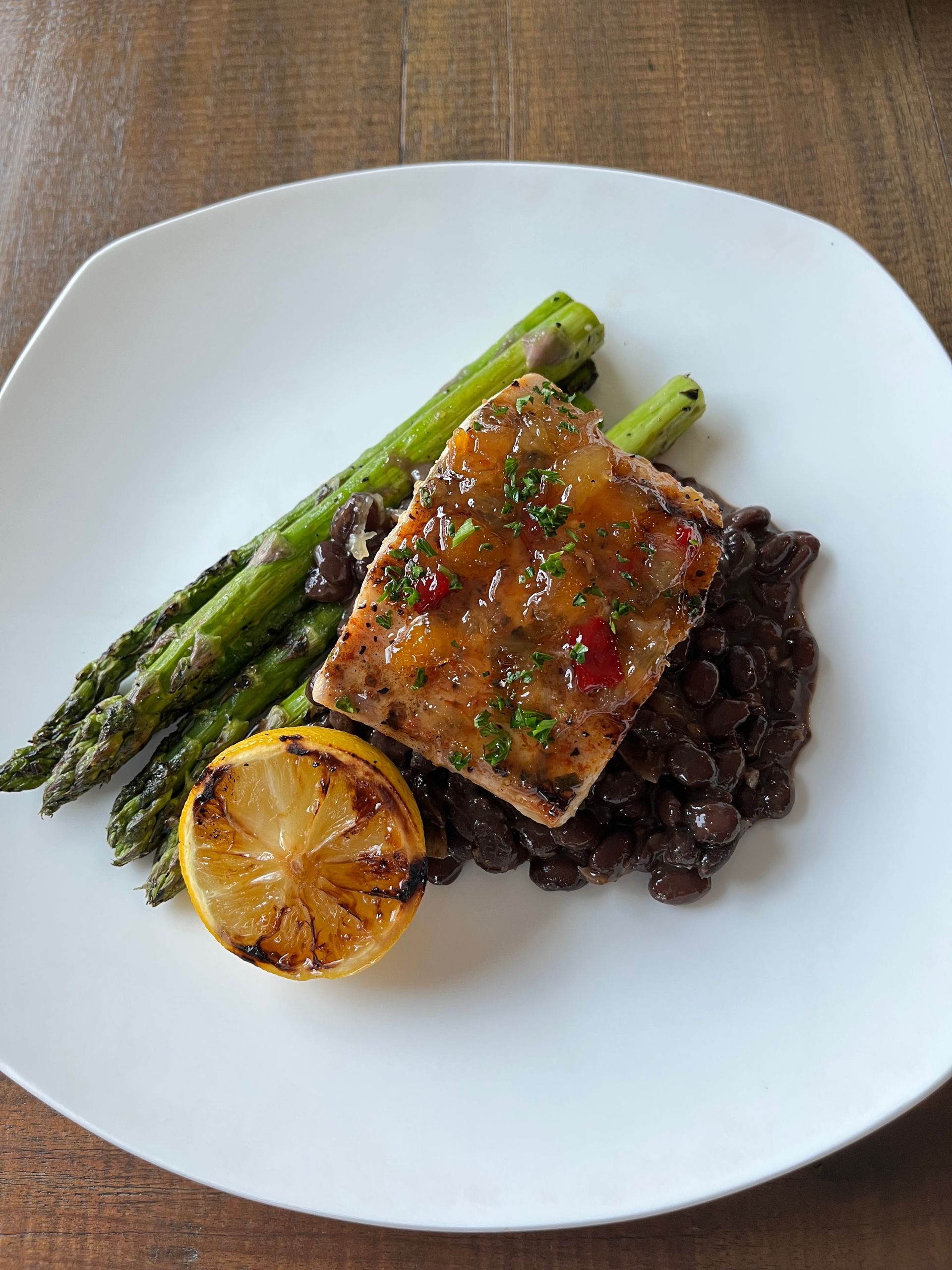 Grilled Mahi with Habanero & Pineapple Glaze | Fresh Southern Chef