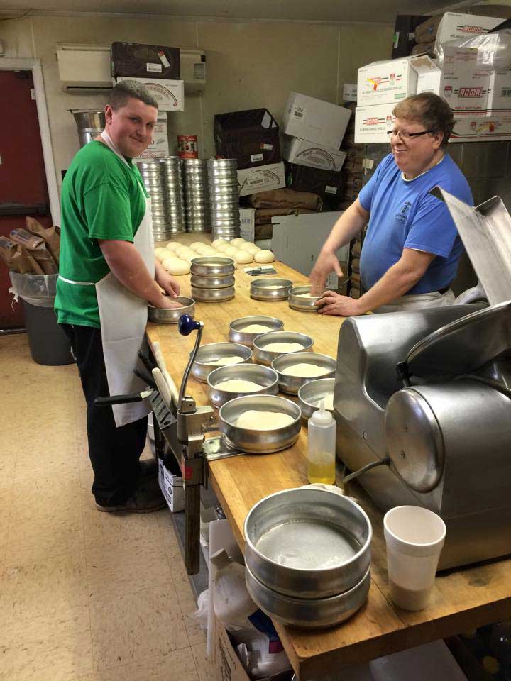 Pizza dough preparation — Mifflinburg, Pa — The Original Italian Pizza & Restaurant