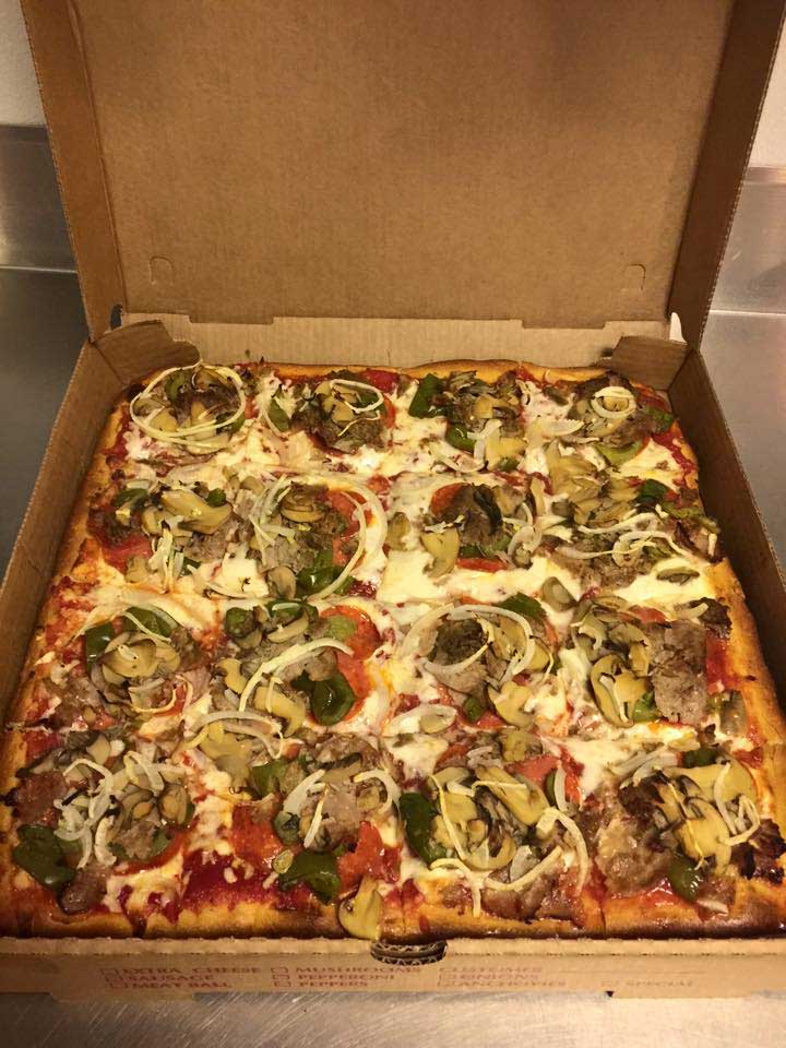 Square pizza — Mifflinburg, Pa — The Original Italian Pizza & Restaurant