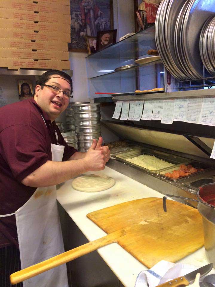 Man giving thumbs up — Mifflinburg, Pa — The Original Italian Pizza & Restaurant