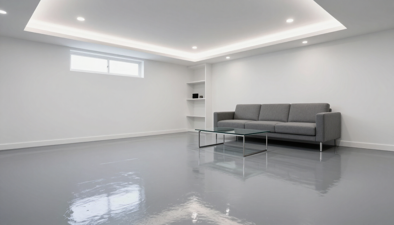 Finished Basement Floor