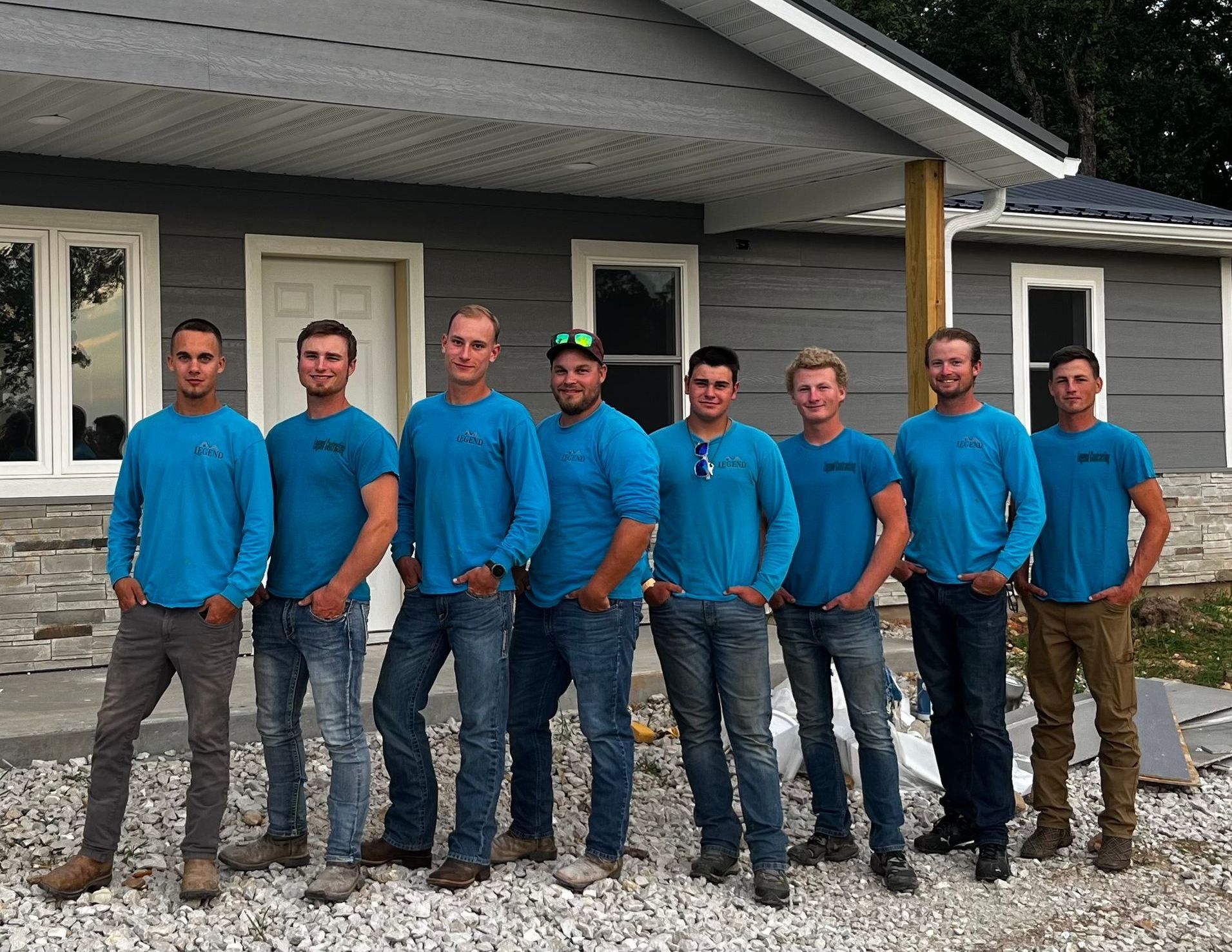A team of professional contractors.