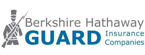 Berkshire Hathaway GUARD Insurance logo with a guard and text.