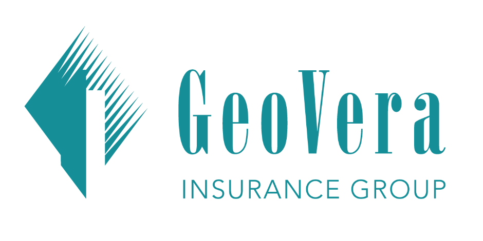 GeoVera Insurance Group logo with a teal diamond-like shape and text,