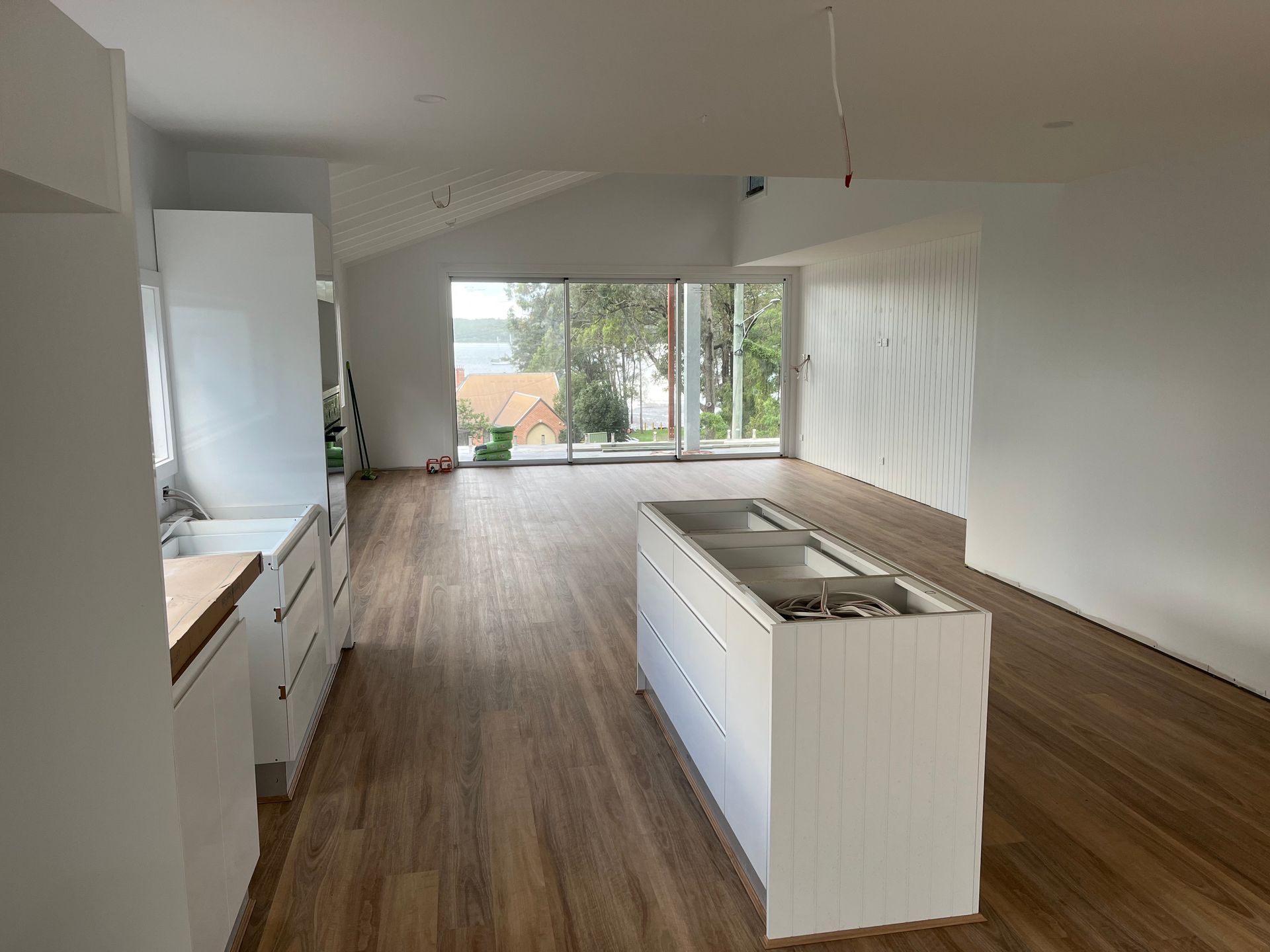 A Kitchen area is being built — Shaun Jarvis Quality Constructions in Medowie, NSW