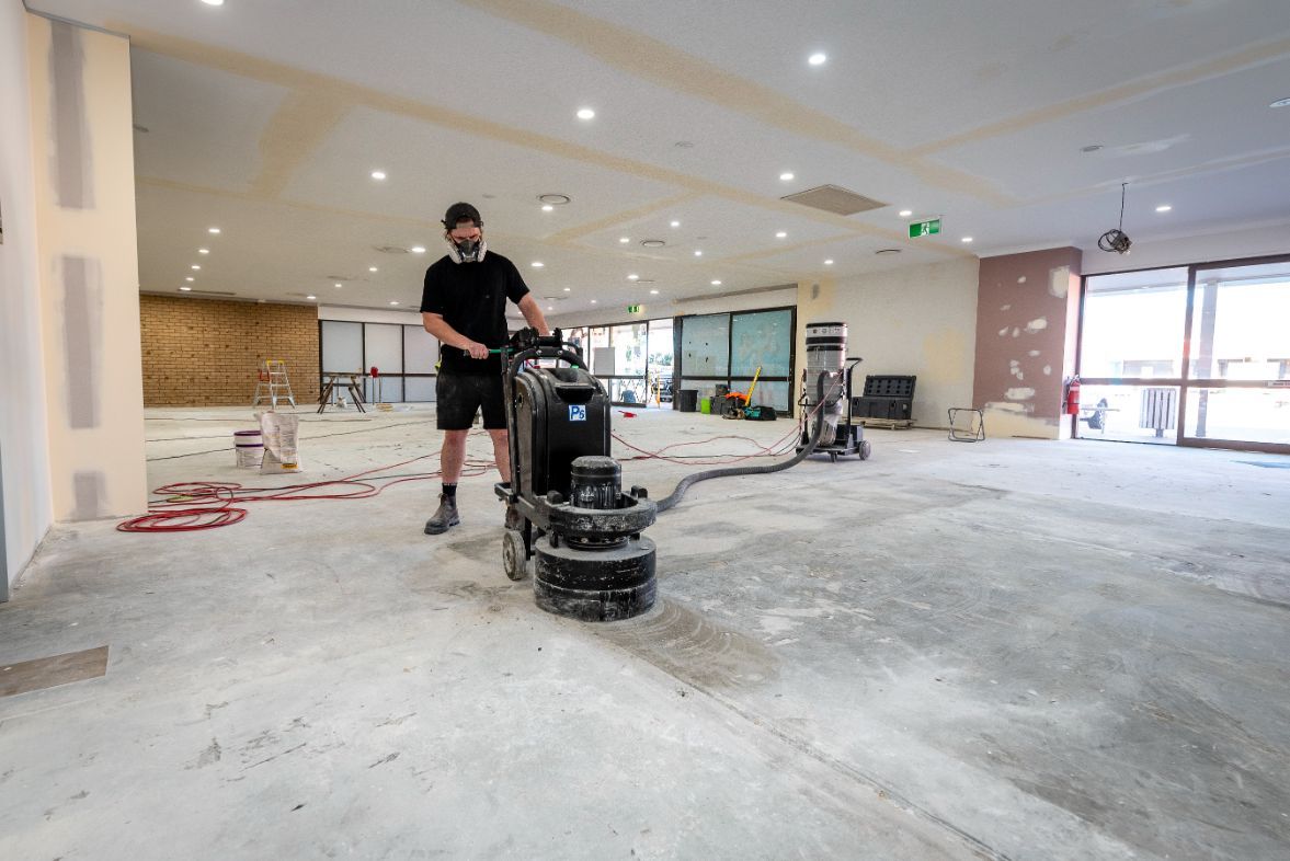 Concrete Floor Grinding — Demolition Services In Baringa, QLD
