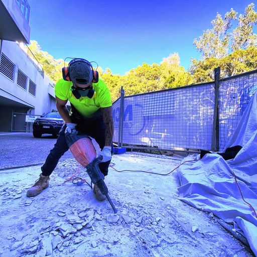 Grinding Of Concrete Floor — Demolition Services In Gympie, QLD