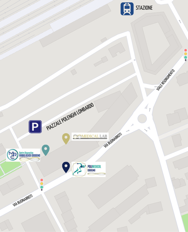 mappa centri Medical Lab
