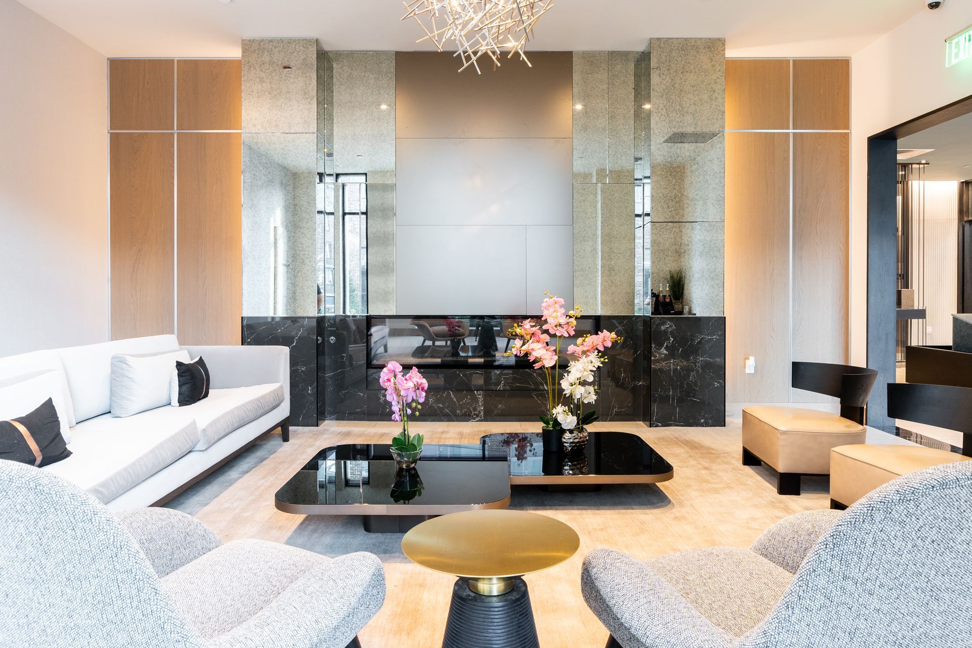 fireside room