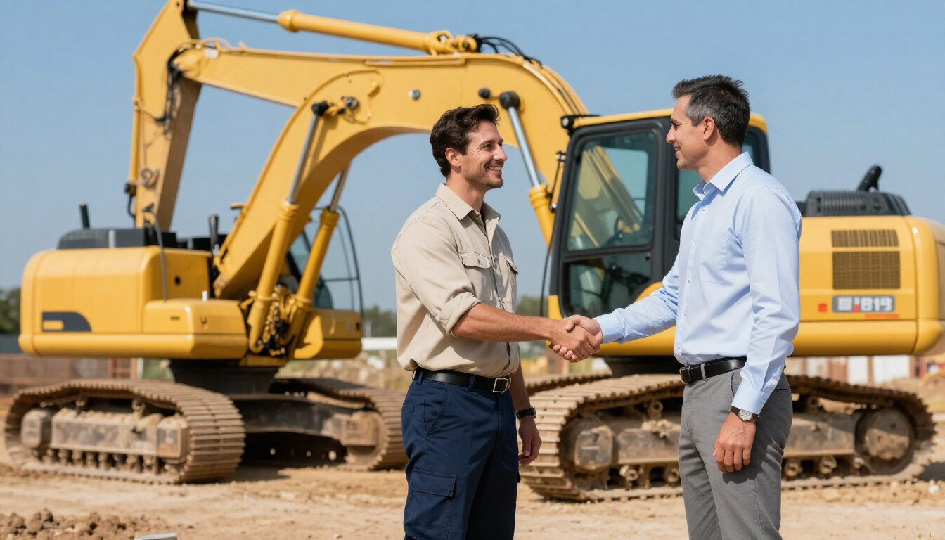 Successful Contractor Handshake