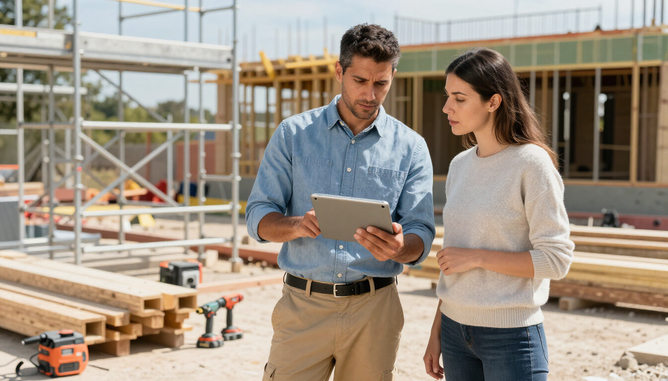 Professional Contractor Site Meeting
