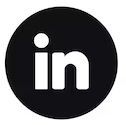 LinkedIn logo: White