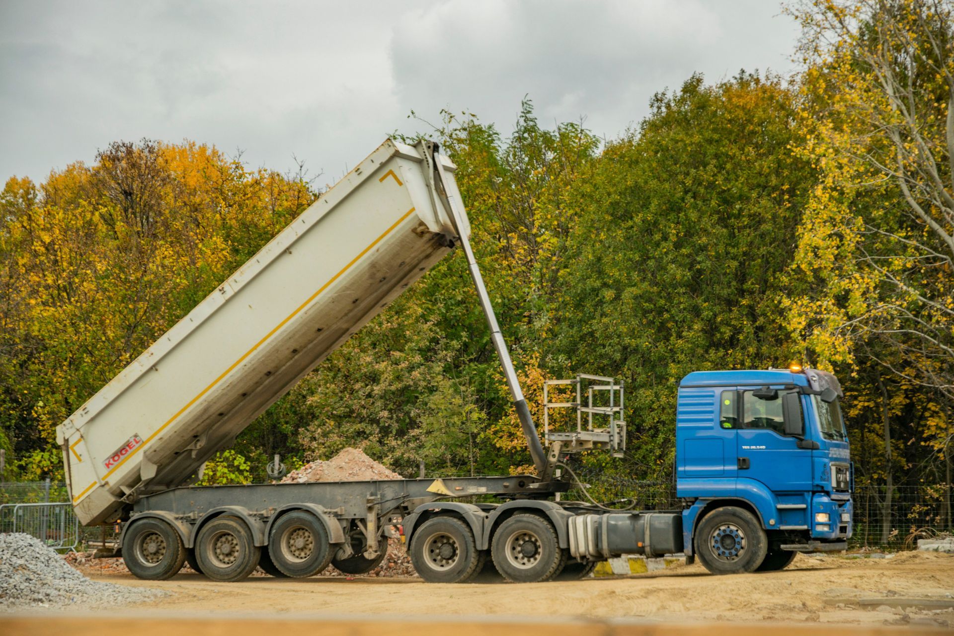 Trucks, Trailers landfill equipment. Going to customers all over the country