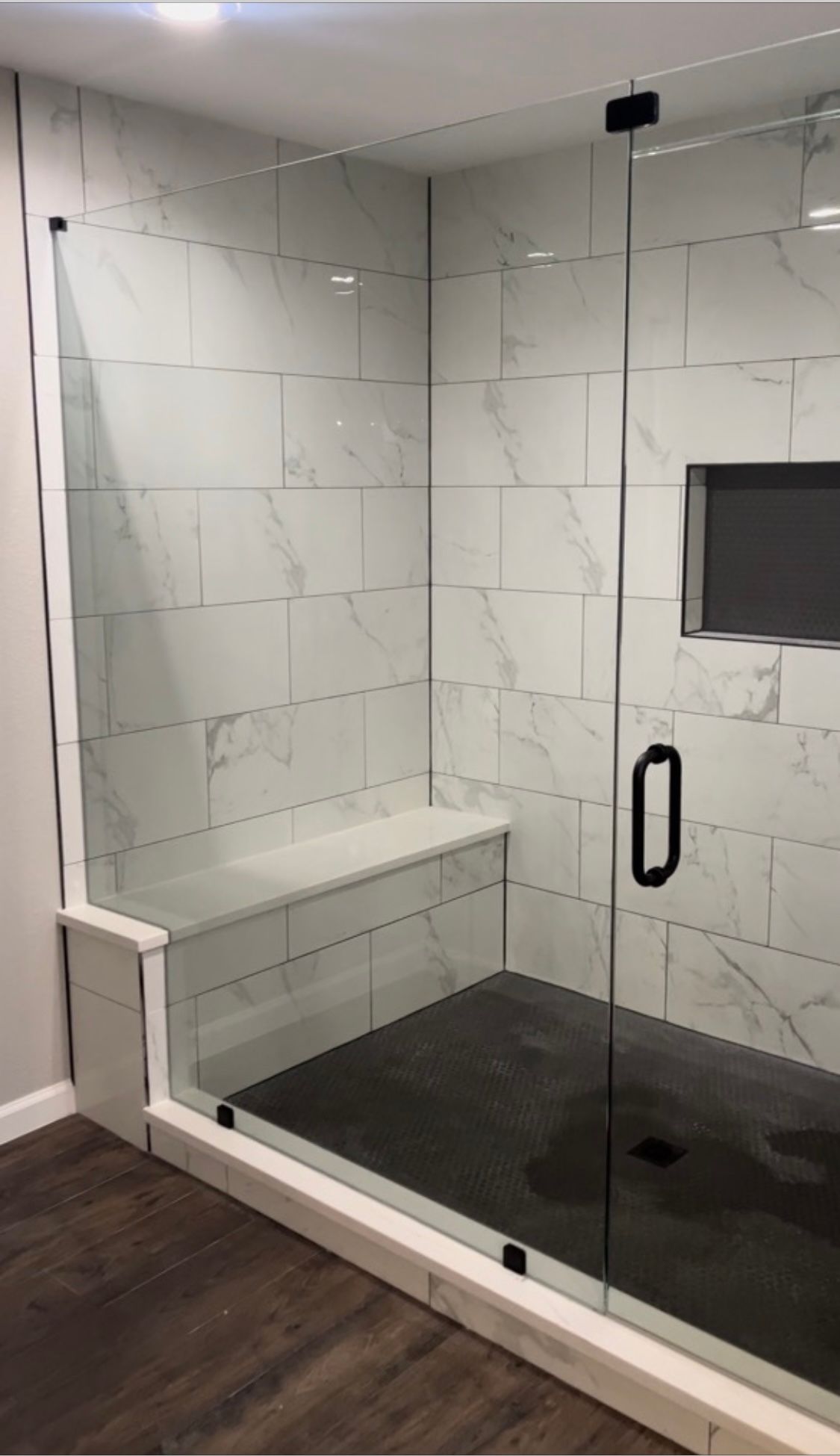 A picture of shower area after remodeling - Gainesville, TX - Morris Painting & Renovation