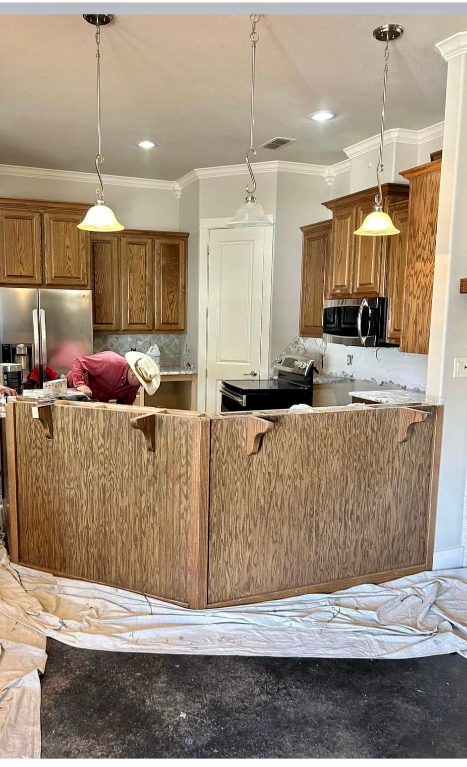 Before Remodelling - Gainesville, TX - Morris Painting & Renovation
