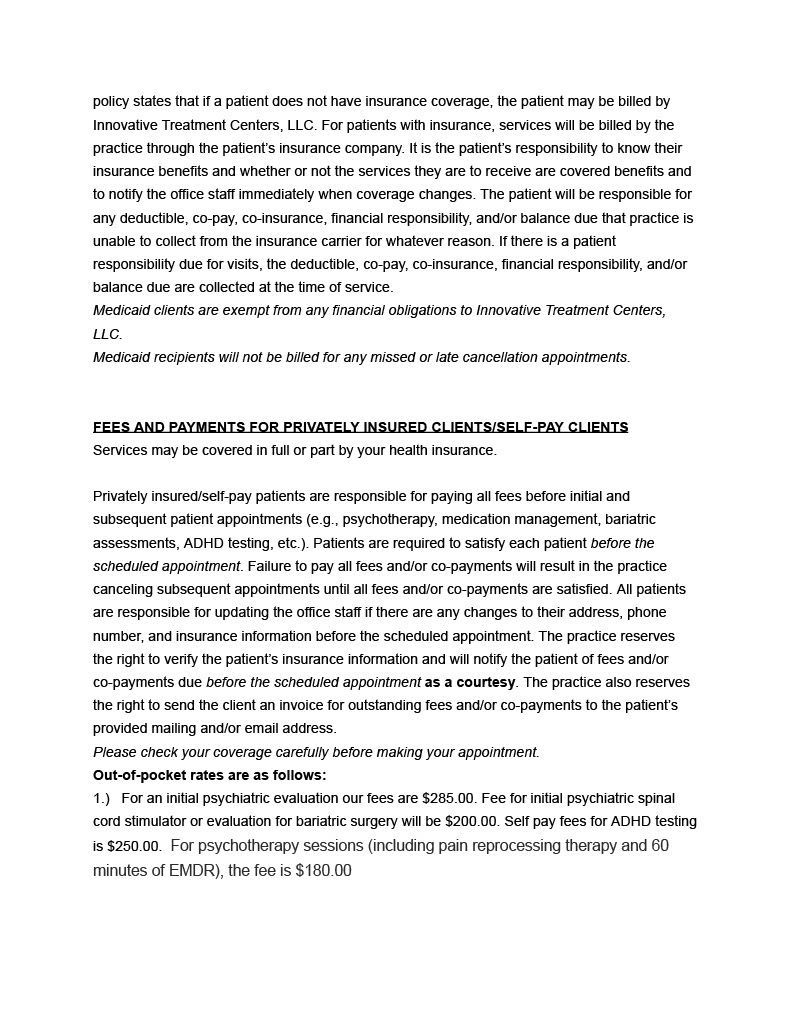 Blurry screenshot of a text-heavy document page with several paragraphs and headings on a white background