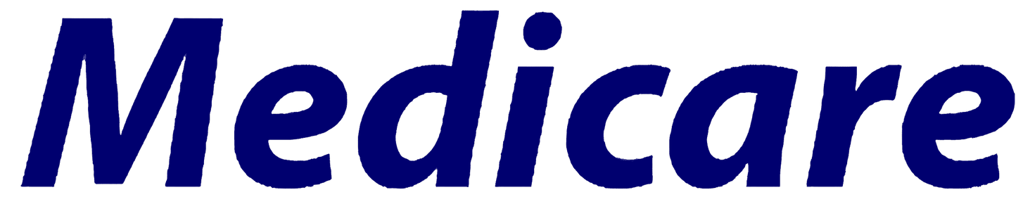 Medicare logo in blue text on a white background