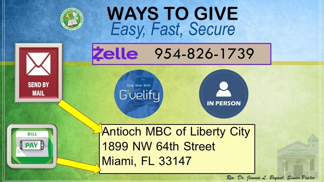 A poster showing how to make your first givelify donation.