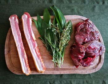 Venison stew smoked bacon