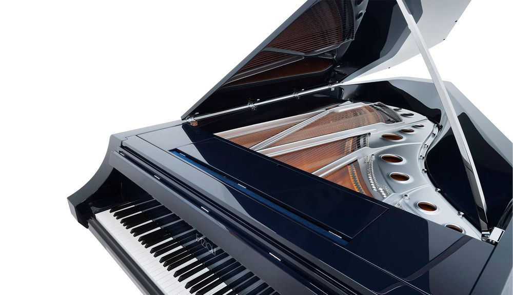 Fazioli Aria Grand Piano inside