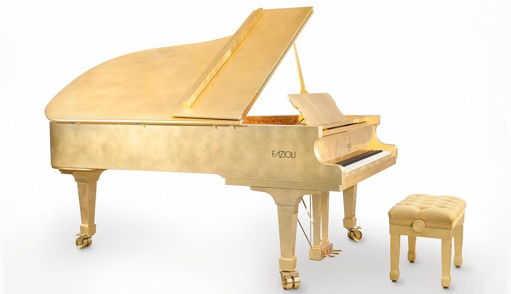 FAZIOLI Gold Leaf Piano