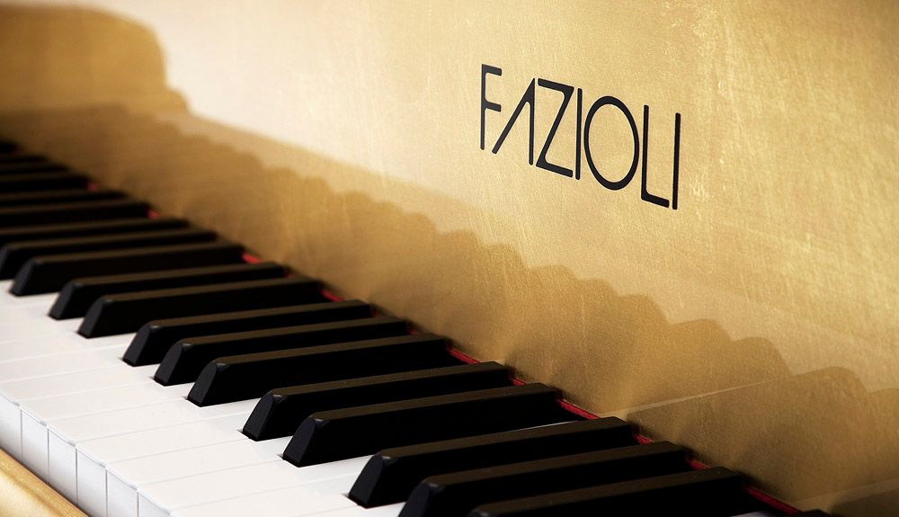 FAZIOLI Gold Leaf keys