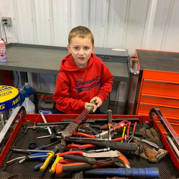 Child in Shop | Brubaker's Auto Repair