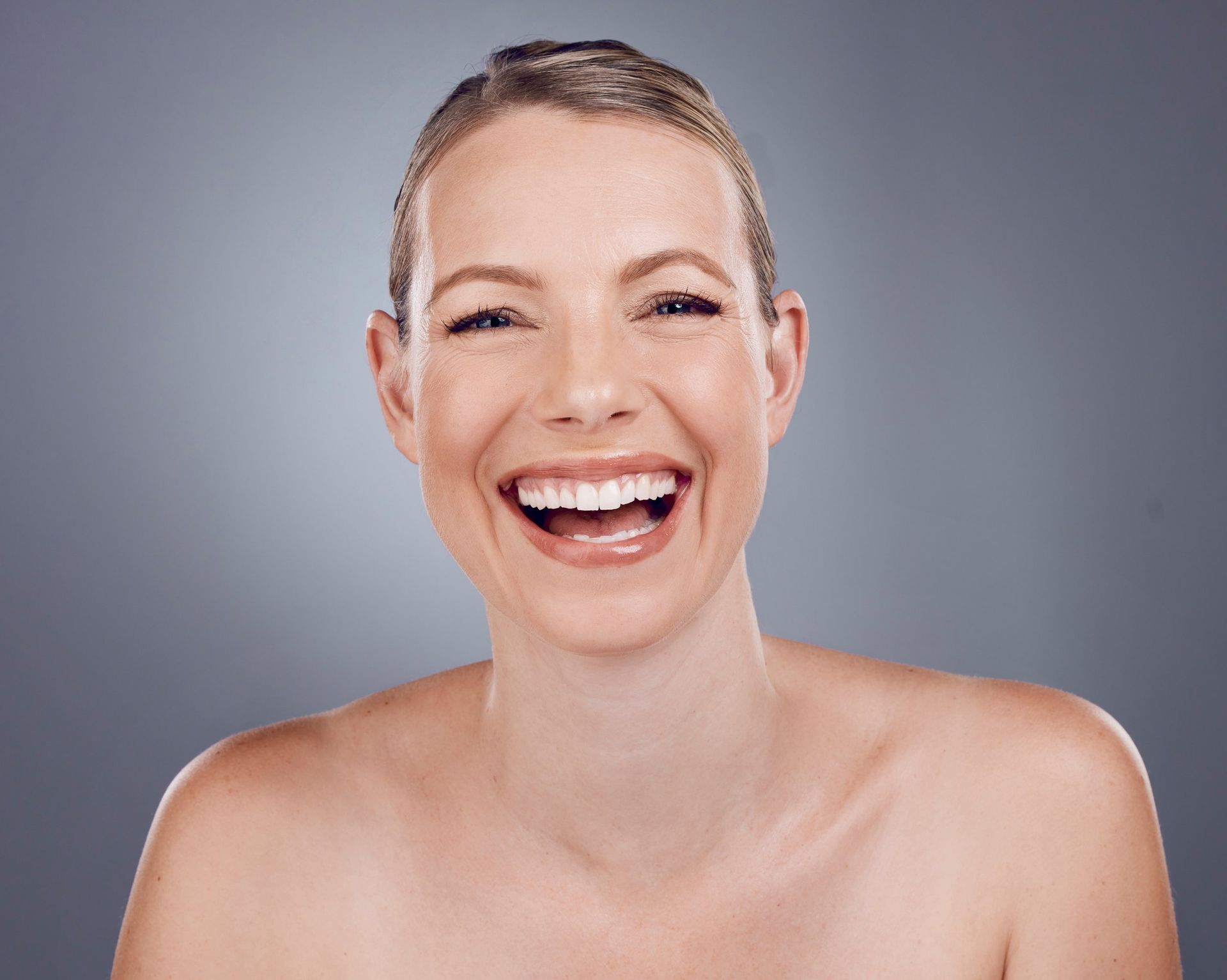 Smiling Woman at Local Medspa