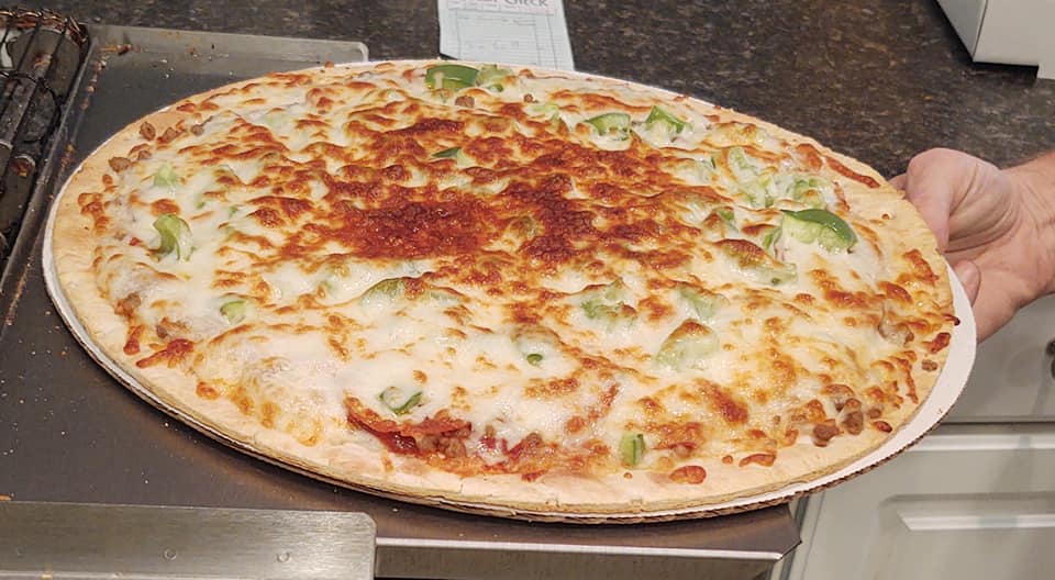 2 toppings pizza