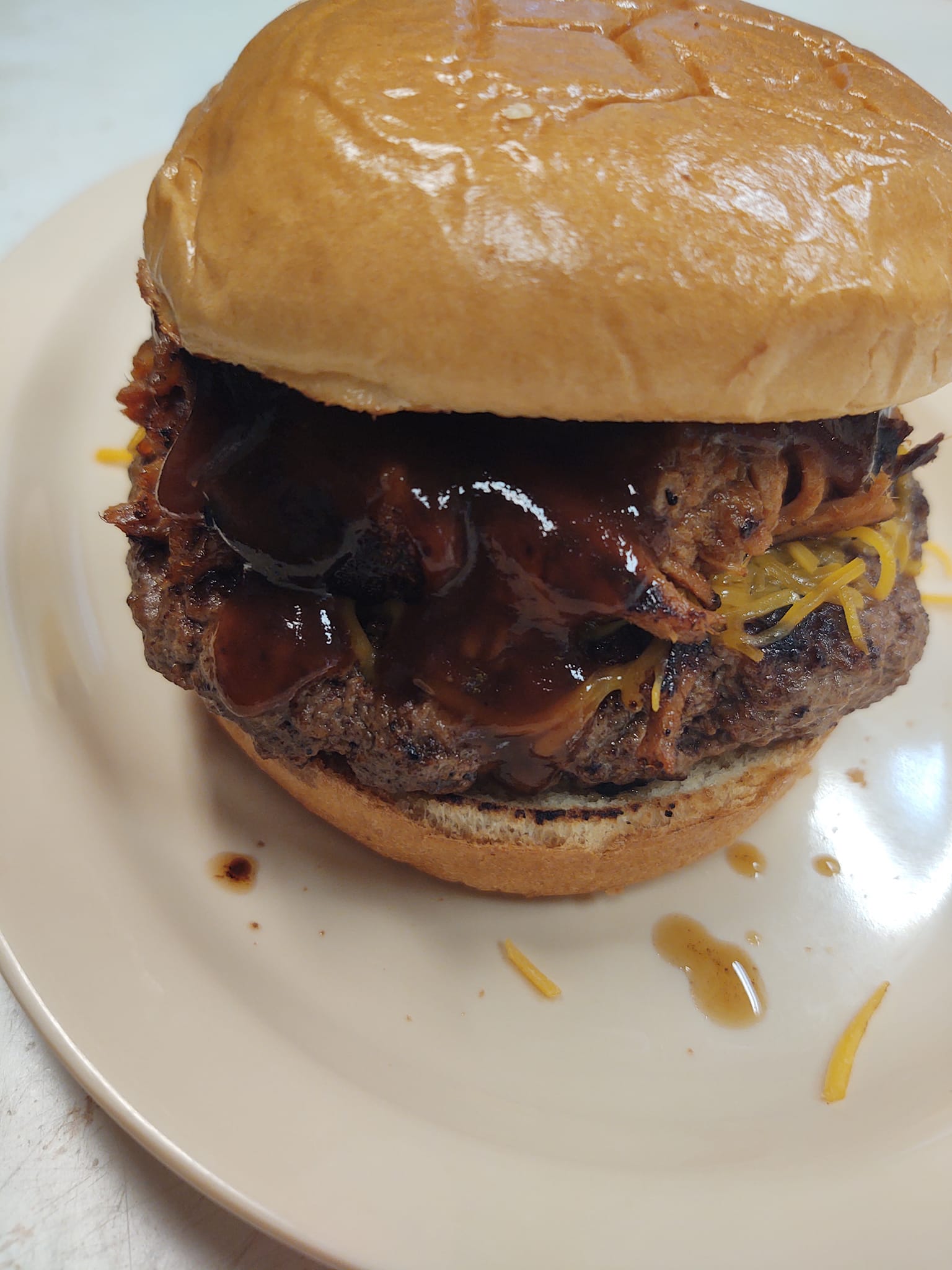 Burger with special sauce