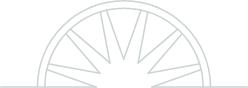 Stylized sun graphic with radiating lines.
