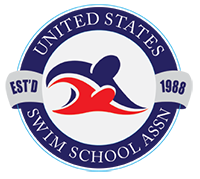 The logo for the united states swim school association
