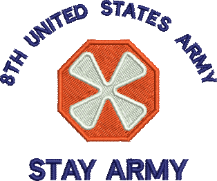 8th United States Army | Honolulu, Hawaii | BB Embroidery Ltd.