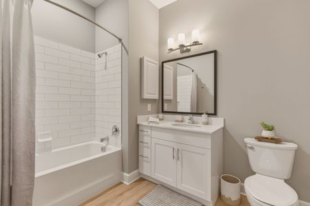 interior photo of a modern bathroom sink
