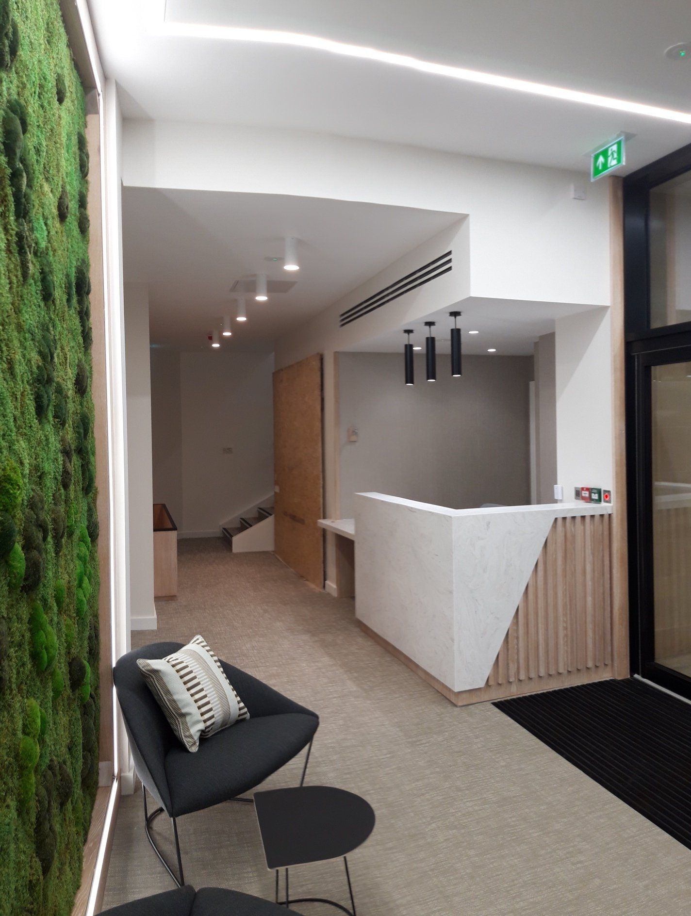 Kings Court reception office refurbishment Bath