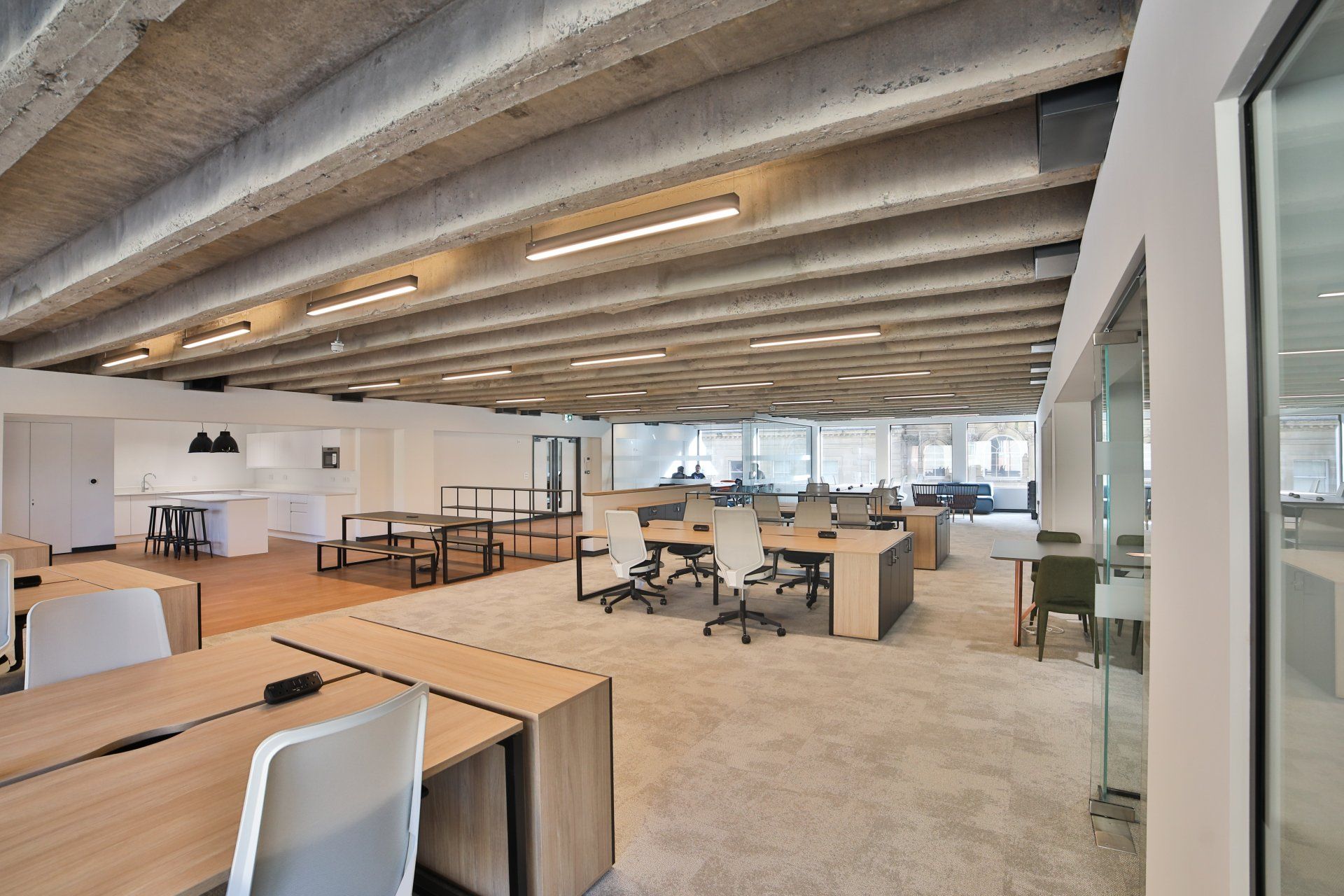 Gilbert House seating space office refurbishment Bristol