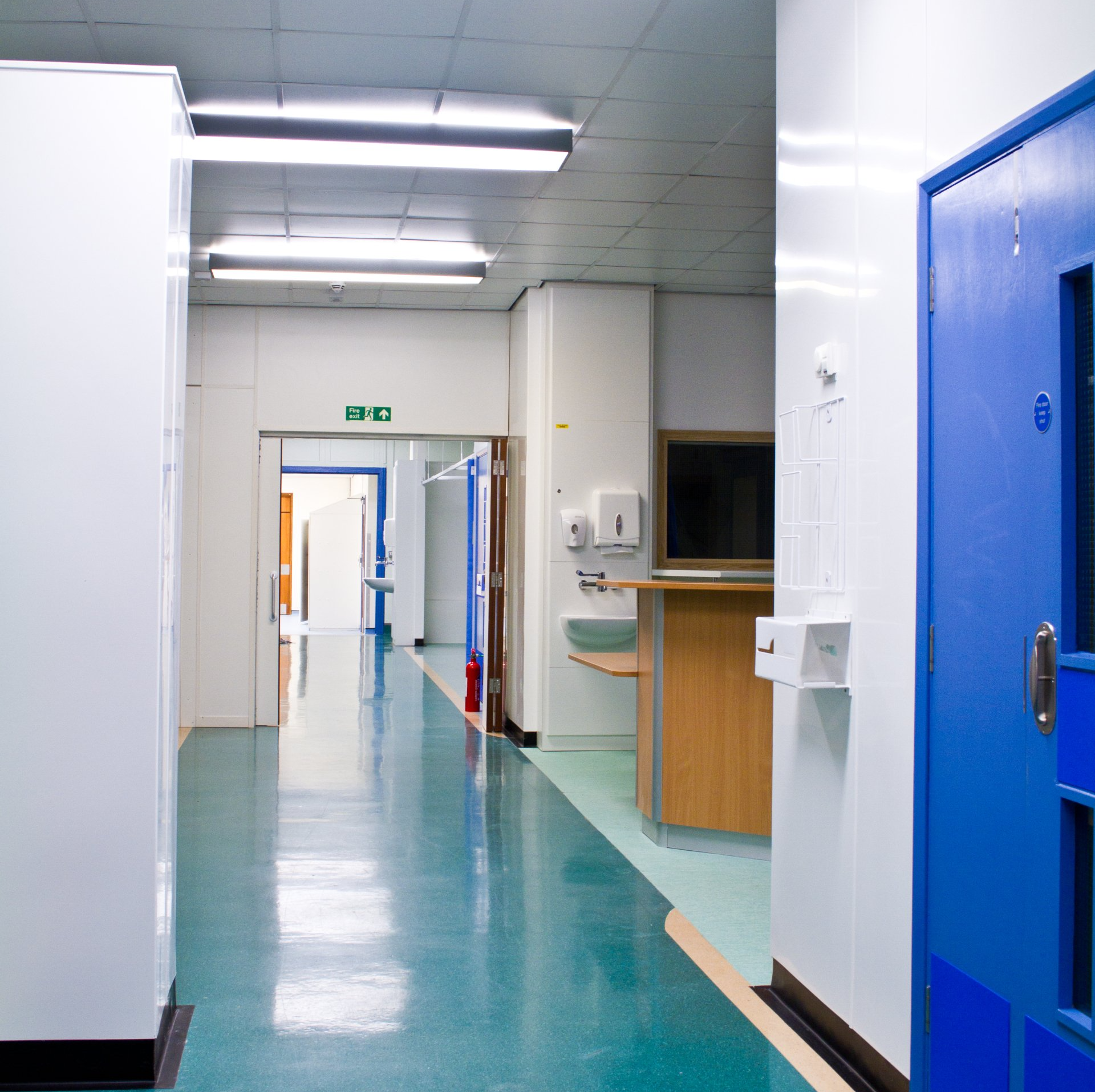 University Hospitals Bristol corridor