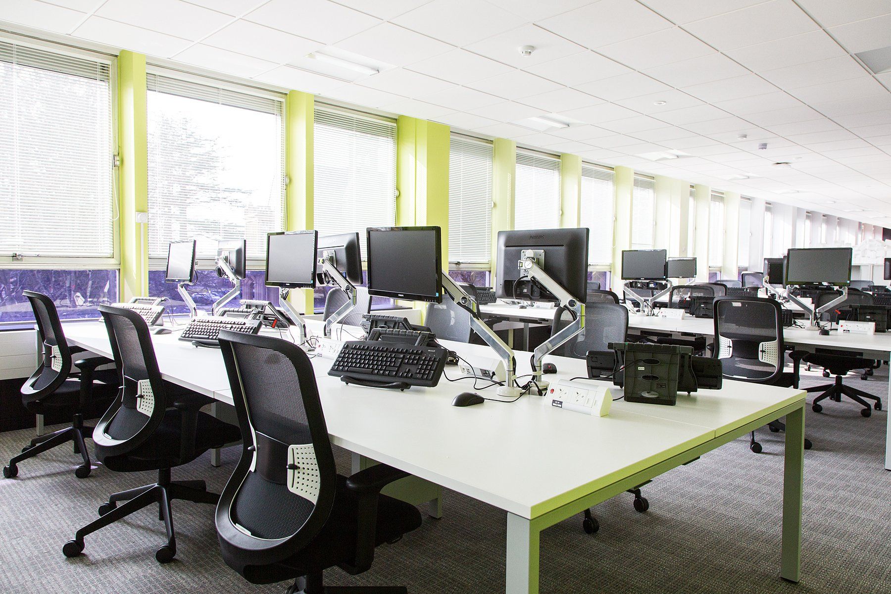 Somerset County Council table computers Office Refurbishment and Fit Out Taunton