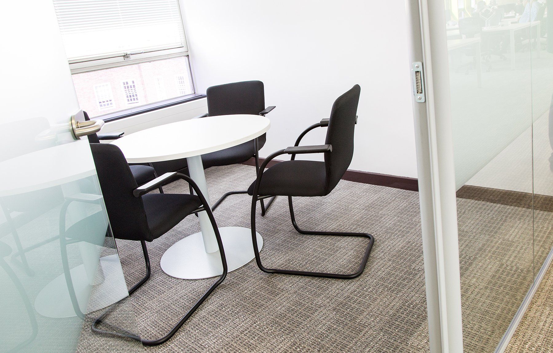 Somerset County Council table with chairs Office Refurbishment and Fit Out Taunton
