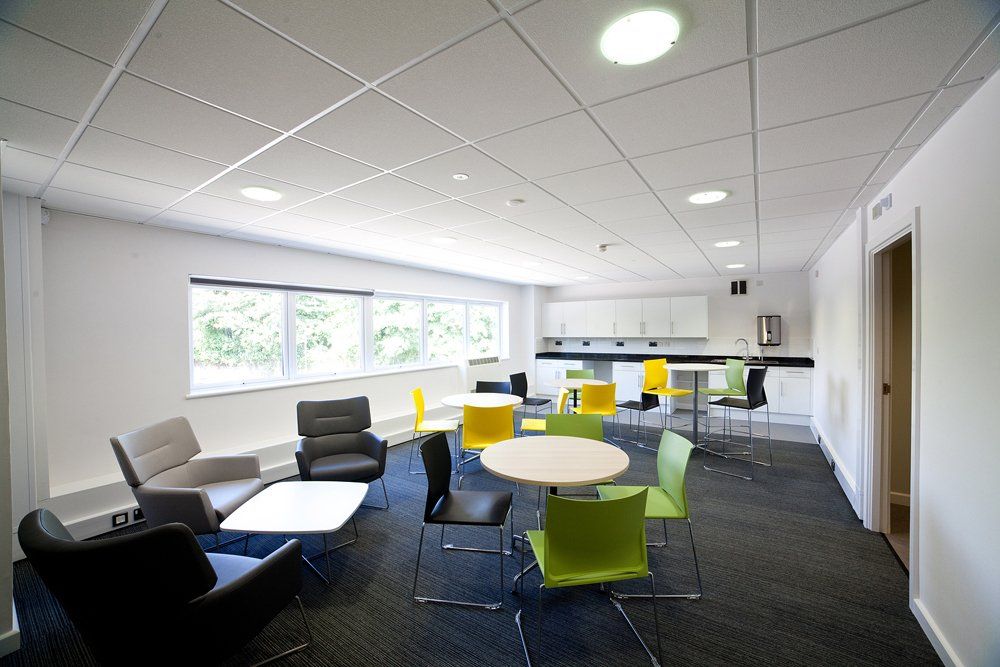 Rotork communal area office refurbishment Bristol
