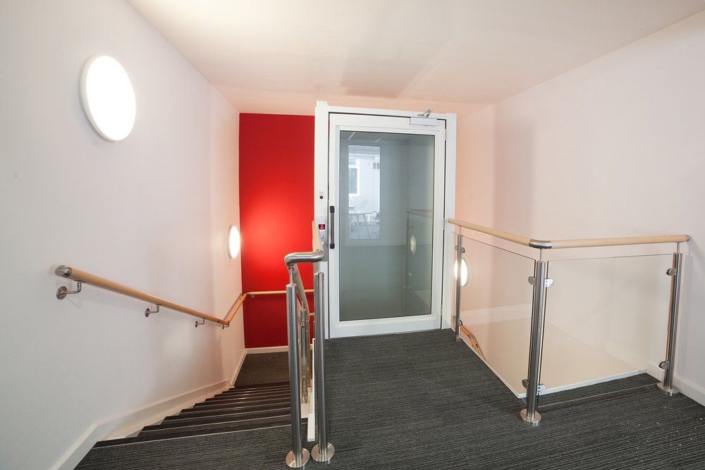 Rotork entrance office refurbishment Bath